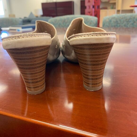 Mootsies Tootsies Heeled Leather Sandal sz 10 - Picture 5 of 6